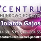 Przedsiębiorstwo 1 wizerunek CENTRUM RACHUNKOWO - PODATKOWE JOLANTA GAJOS Rachunkowość - Usługi w Dębica PK
