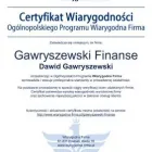 Przedsiębiorstwo 3 wizerunek GAWRYSZEWSKI FINANSE Lombardy w Warszawa MZ