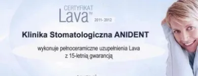 Przedsiębiorstwo 1 wizerunek ANIDENT KLINIKA STOMATOLOGICZNA WARSZAWA Lekarze - Stomatolodzy w Warszawa MZ