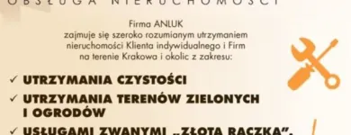 Przedsiębiorstwo 1 wizerunek ANLUK Porządkowe Usługi w Kraków MA