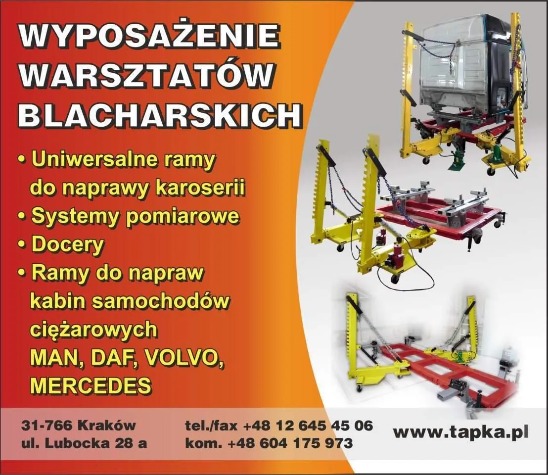Przedsiębiorstwo 4 wizerunek ZAKŁAD ŚLUSARSKO-TOKARSKI RAMY BLACHARSKIE TAPKA