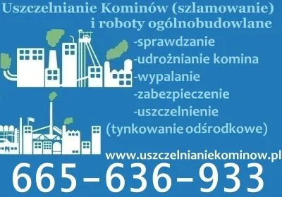 Przedsiębiorstwo 13 wizerunek USZCZELNIANIE KOMINÓW SZLAMOWANIE