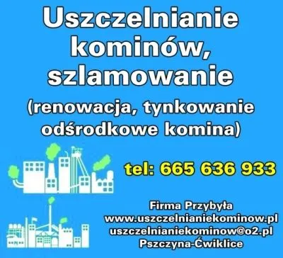 Przedsiębiorstwo 9 wizerunek USZCZELNIANIE KOMINÓW SZLAMOWANIE