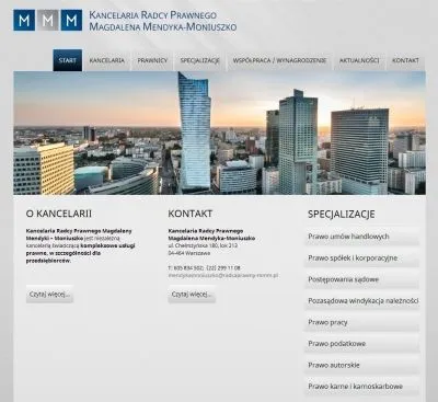 Przedsiębiorstwo 3 wizerunek KANCELARIA RADCY PRAWNEGO MAGDALENA MENDYKA-MONIUSZKO
