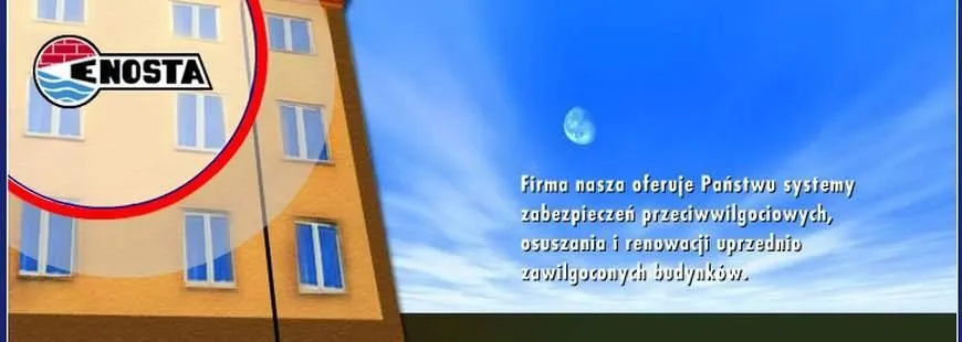 Przedsiębiorstwo 13 wizerunek ENOSTA SP. Z O.O. OSUSZANIE BUDYNKÓW IZOLACJE PRZECIWWILGOCIOWE